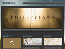 Tablet Screenshot of eaglepointechurch.net